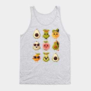 Watermelon Characters Tank Top